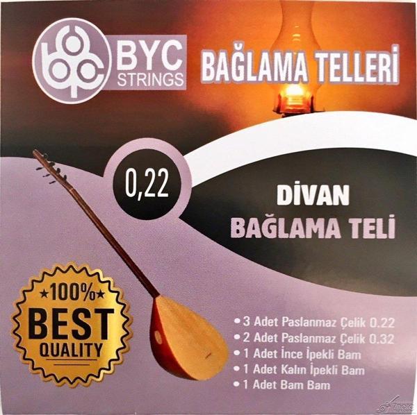 LongMoon BYC22 022 Divan Saz Teli Seti (bam bam teli vardır ) - Image 1
