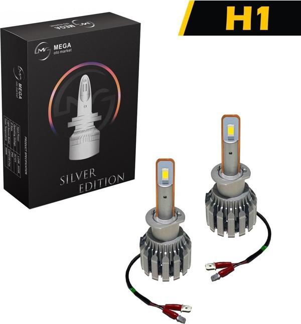 Slim Led Xenon V2 12-24 Volt Silver Edition Csp Led H1 H4 H7 H11 9006 9005 - Image 1
