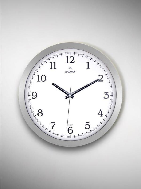 Galaxy 1964-K Serisi Lüx Premium Klasik Ofis ve Duvar Saati 35 CM Gri - Image 1