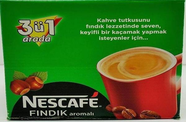 Nestle Nescafe 3Ü1 Arada Fındıklı 48 Adet 17G - Image 1