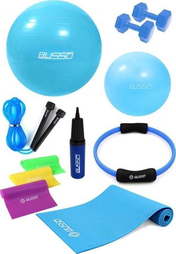 Busso Ultra Pilates Set-Mavi - Image 1
