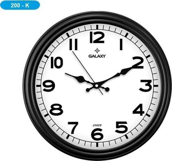 Galaxy Klasik Duvar Saati Siyah 30CM - Image 1