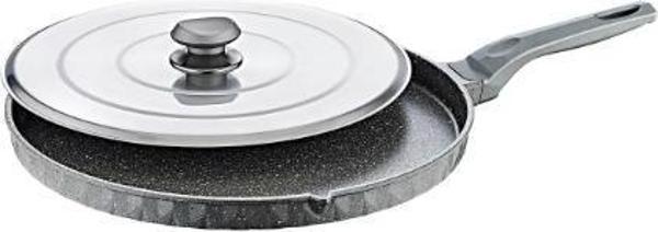 OMS Döküm Granit Kapaklı Balık-Gözleme-Bazlama Tavası 34 cm Gri 3293 - Image 1