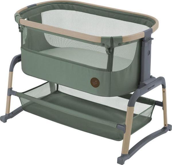 Maxi-Cosi Iora Air Sallanabilen Ahşap Görünümlü Anne Yanı Beşik Beyond Green - Image 1