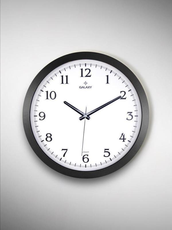 Galaxy 1964-K Serisi Lüx Premium Klasik Ofis ve Duvar Saati 35 CM Siyah - Image 1
