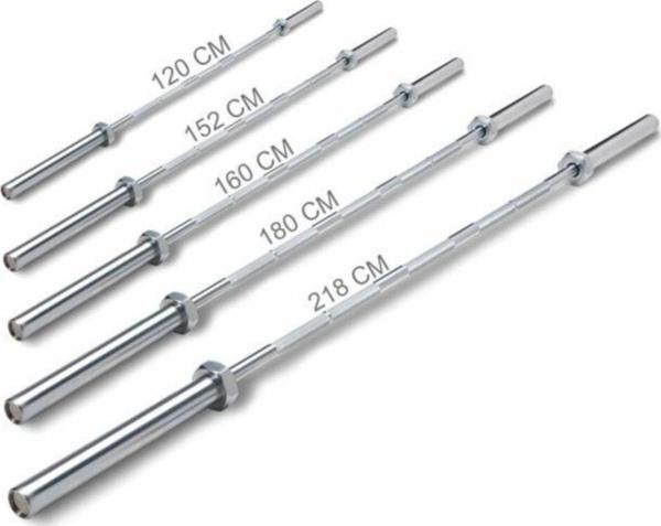 Proforce Bar 180 Cm Krom Kaplı Çelik Bar/ 325 Kg Taşıma Kapasitesi - Image 1