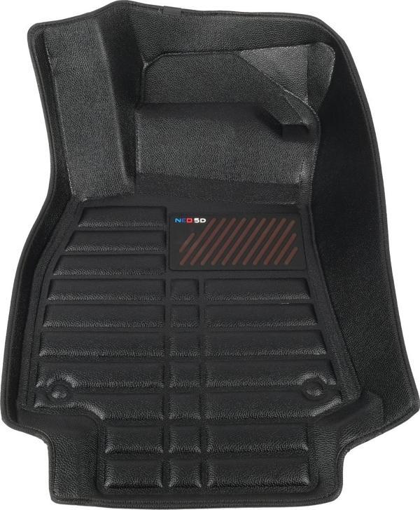 Audi A6 2019-Günümüz Siyah Havuzlu Dikişsiz (press) Deri Paspas - Image 1