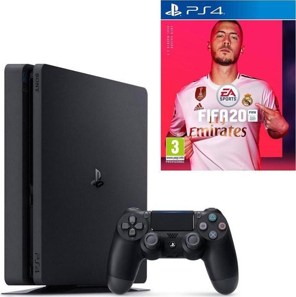 Sony PS4 Slim 1 TB Oyun Konsolu + PS4 FIFA 20 Oyun - Image 1
