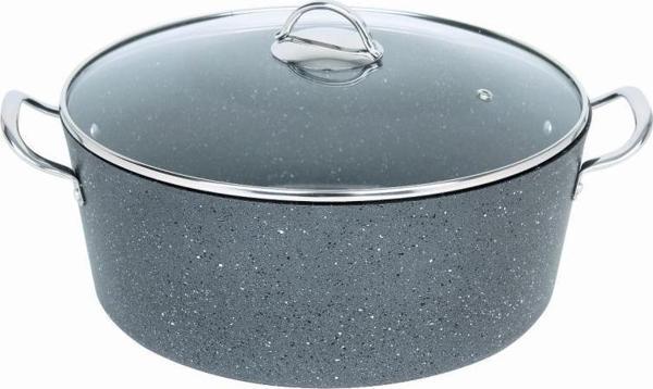 FMS G1009 Granit Endüstriyel 34 No Derin Tencere Gri - Image 1