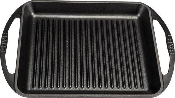 Aşçıbaşı Ticaret Döküm Izgara Tava Yeni Dizayn Metal Yekpare Kulplu Ödüllü Tasarım Ölçü 26x32cm - Image 1