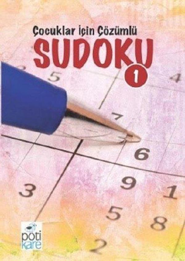 Çocuklar İçin Çözümlü Sudoku 1 - Pötikare Yayınları - Image 1