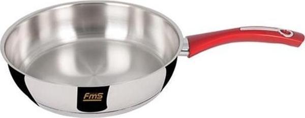 FMS 10015KRM İdeal Çelik Yağ Tava 28 cm Kırmızı - Image 1