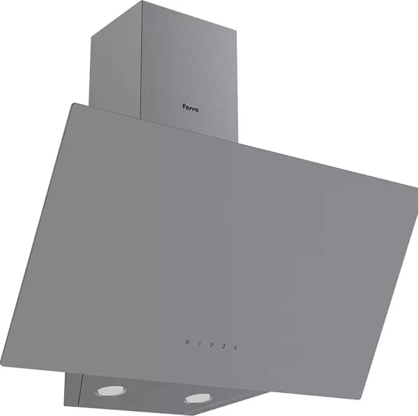 Ferre D079 Flowart Serisi Tek Cam Dokunmatik 60 cm Gri DAVLUMBAZ-500M3 - Image 1