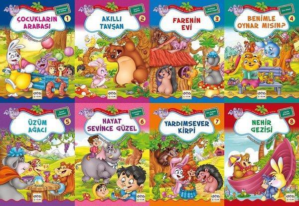 Neşeli Orman Hikayeler Dizisi-8 Kitap Takım Küçük Boy - Nar Çocuk - Image 1