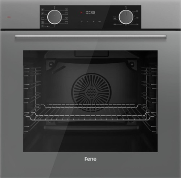 Ferre XE63CPR Fryart Gri Ankastre Fırın (0+9 Konum) - Image 1