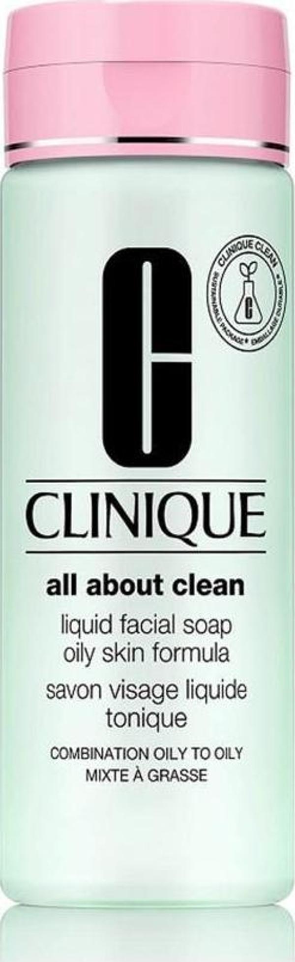 Clinique Liquid Facial Soap Oily Skin 200 ml - Image 1