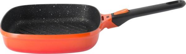 Berghoff 2307412 Gem Çıkarılabilir Saplı Stay Cool Turuncu Izgara Tava 24 cm - Image 1