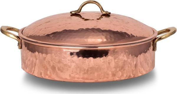 Cobper Premium Collection Boro Bakır Karnıyarık Tencere 30cm - Image 1