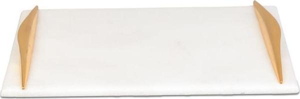 Nilşah Balık Sırtı Model Mermer Tepsi Gold Kaplama Nİ22TPS004-KPL - Image 1