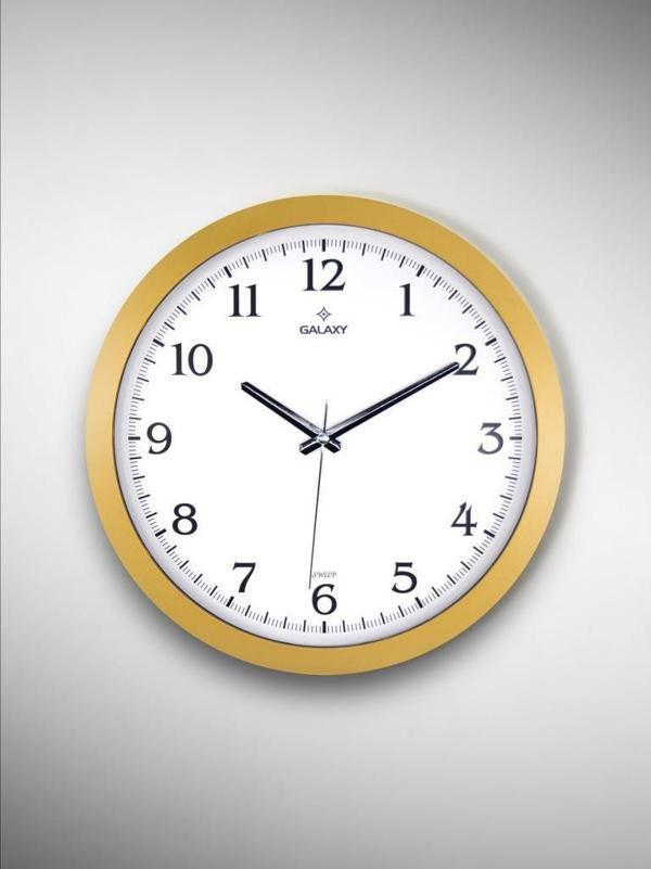 Galaxy 1964-K Serisi Lüx Premium Klasik Ofis ve Duvar Saati 35 CM Gold - Image 1