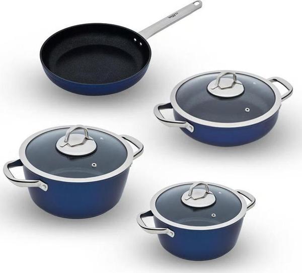 LEGGNO MASTER DAILY MDY2828SET07BL 7  PARÇA SET METALİK MAVİ - Image 1