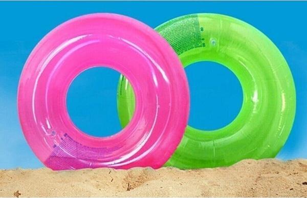 İntex Şeffaf Jumbo Simit 76 Cm - Pembe - Image 1