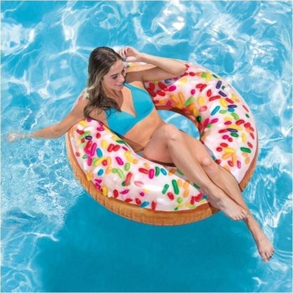 İntex Serpme Donut Şişme Simit 114 Cm 56263 - Image 1