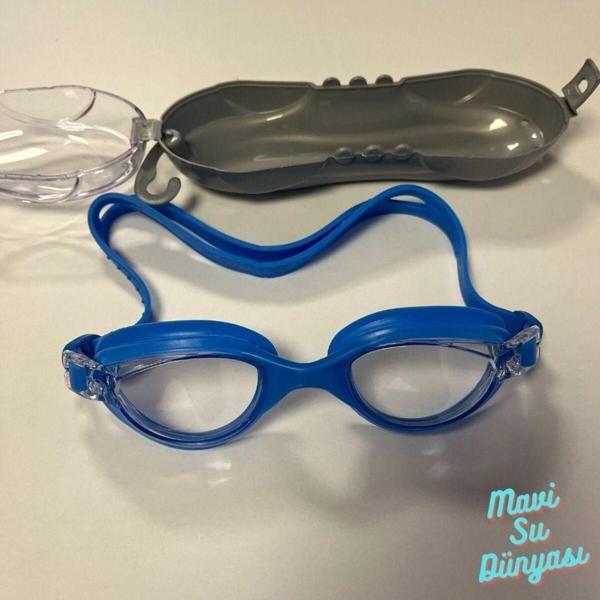 Mavisudünyası Havuz Deniz Yüzücü Maskesi Mavi Renk Maske - Image 1
