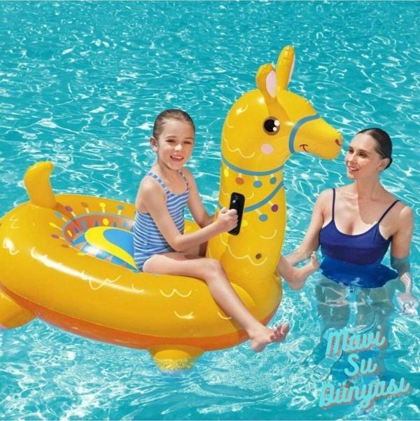 Mavisudünyası Lama Tutunmalı Binici 129 X 110 Cm - Mavi Su Dünyası - Image 1