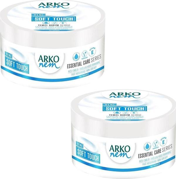 Arko Nem Soft Touch Nemlendirici El Yüz Ve Vücut Kremi 250 ml 2 Adet - Image 1