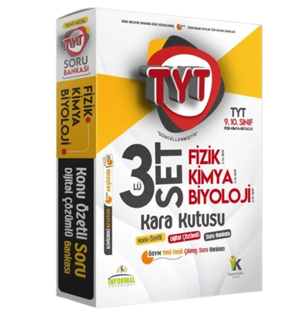 YKS-TYT Fizik Kimya Biyolojinin(FKB)Kara Kutusu Konu Ö.Dijital Çözümlü ÖSYM Soru BANKASI SETİ - İnformal Yayınları - Image 1
