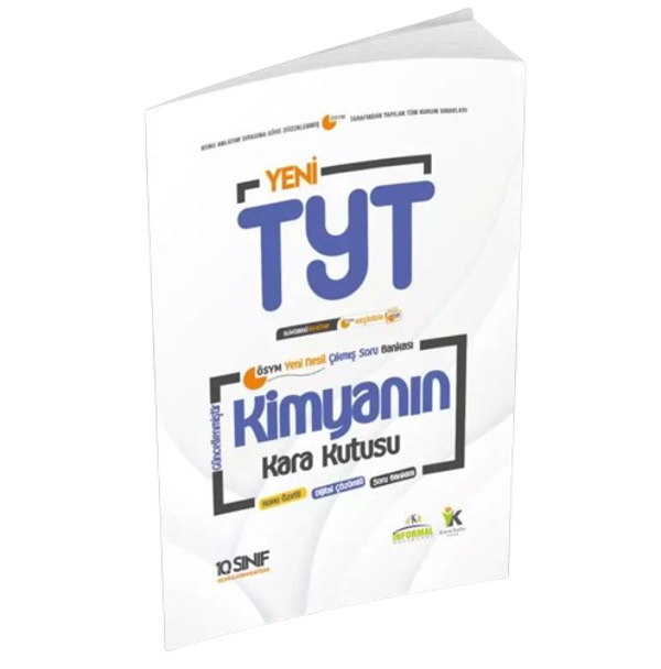 YKS-TYT KİMYANIN Kara Kutusu 2.Kitap Konu Ö. D. Çözümlü Soru BANKASI (10.Sınıf TYT konuları) - İnformal Yayınları - Image 1