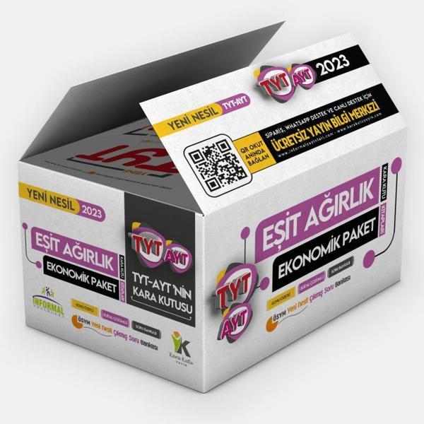 YKS-TYT-AYTnin Kara Kutusu TM EKONOMİK PAKET SET Konu Özetli Dijtal Çözümlü Çıkmış Soru Bankası - İnformal Yayınları - Image 1
