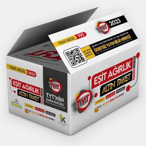 YKS-TYTnin Kara Kutusu EŞİT AĞIRLIK ALTIN PAKET SET Konu Ö.Dijital Çözümlü Çıkmış Soru Bankası - İnformal Yayınları - Image 1