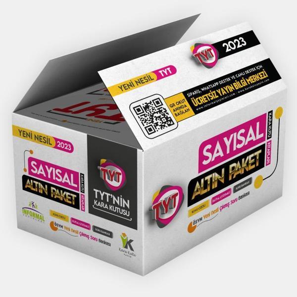 YKS-TYTnin Kara Kutusu SAYISAL ALTIN SET PAKET Konu Ö.Dijital Çözümlü ÖSYM Çıkmış Soru Bankası - İnformal Yayınları - Image 1