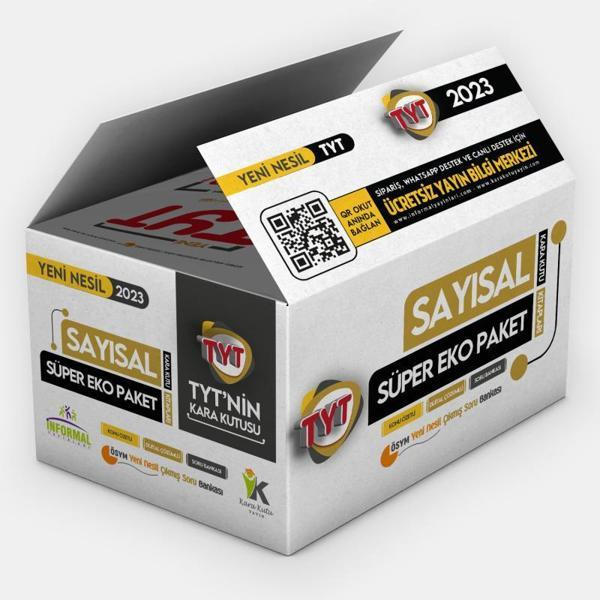 YKS-TYTnin Kara Kutusu SAYISAL SÜPER EKONOMİK SET PAKET Konu Ö. D. Çözümlü Çıkmış Soru Bankası - İnformal Yayınları - Image 1