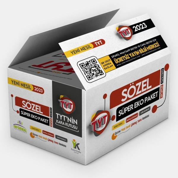 YKS-TYTnin Kara Kutusu SÖZEL SÜPER EKO SET PAKET Konu Ö.Dijital Çözümlü Çıkmış Soru Bankası - İnformal Yayınları - Image 1