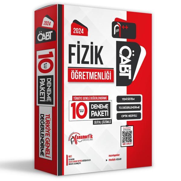 2024 ÖABT FİZİK Öğretmenliği 10lu Dijital Çözümlü Paket Deneme TG Anamorfik Yayınları - İnformal Yayınları - Image 1