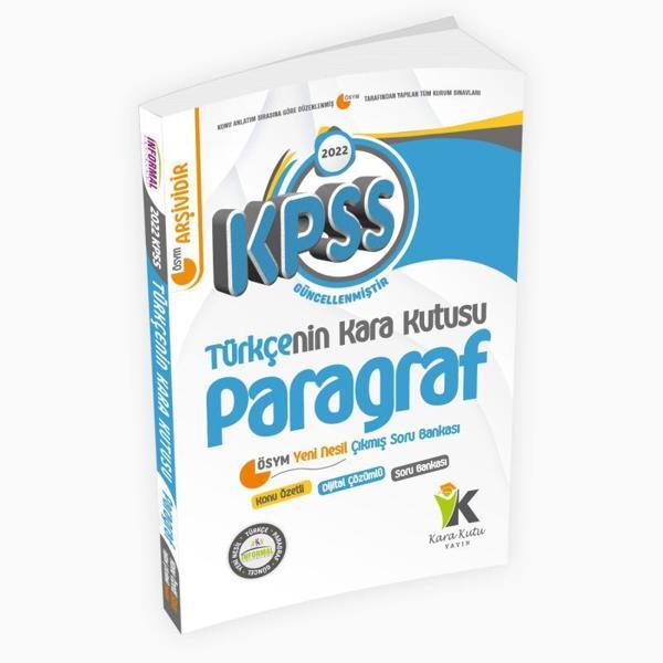 KPSS Türkçenin Kara Kutusu Paragraf Konu Özetli Dijital Çözümlü Soru Bankası - İnformal Yayınları - Image 1