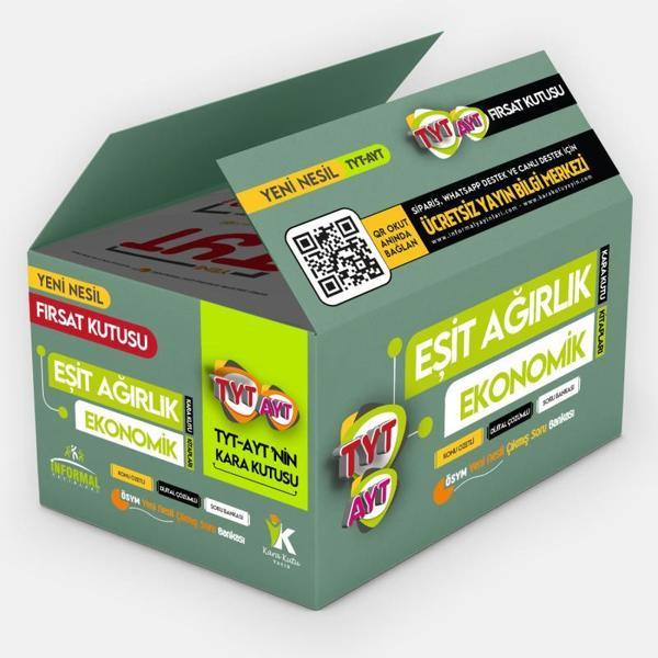 YENİ SİSTEM YKS TYT-AYT KARAKUTU TM-Eşit Ağırlık EKONOMİK FIRSAT PAKET Konu Ö. Çözümlü Soru Bankası - İnformal Yayınları - Image 1
