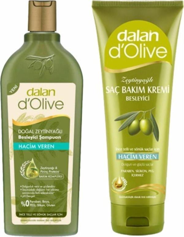 Dalan Hacim Veren Şampuan 400 ml Hacim Veren Saç Kremi 200 ml - Image 1