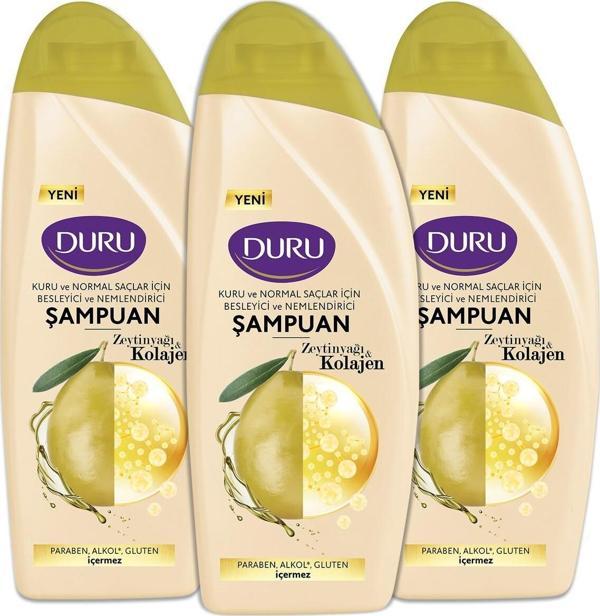 Duru Şampuan Kolajen ve Zeytinyağı 700 Ml x 3 Adet - Image 1