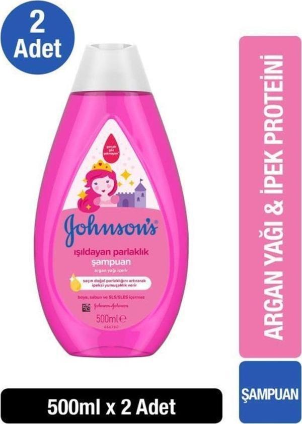 Johnson's Işıldayan Parlaklık Serisi Şampuan 500 ml X2 - Image 1