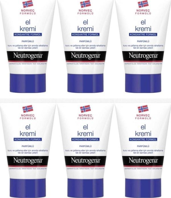Neutrogena Parfümlü El Kremi 50 Ml 6 Adet - Image 1
