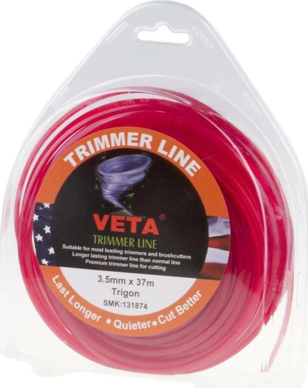 Misina Veta Pro 3,5 mm Üçköşe Kırmızı 37 mt. - Image 1