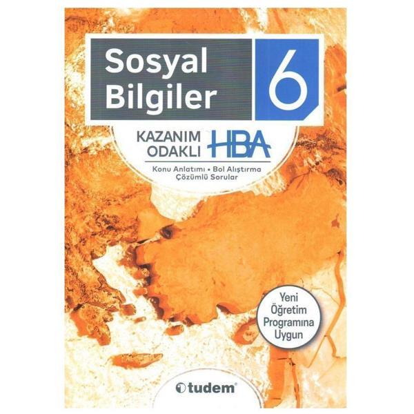 6. Sınıf Sosyal Bilgiler Kazanım Odaklı HBA - Tudem Yayınları - Ders Kitapları - Image 1
