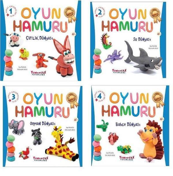 Oyun Hamuru Eğitim Seti-4 Kitap - Yumurcak Yayınları - Image 1