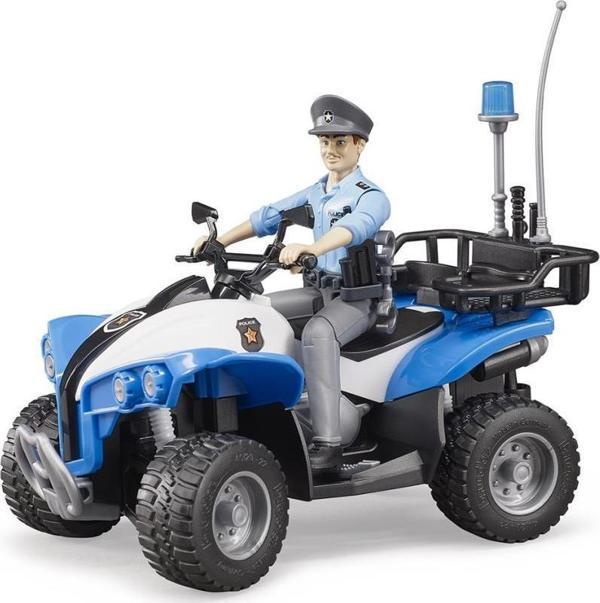 Bruder Atv Polis Aracı Polis Memuru BR63010 - Image 1