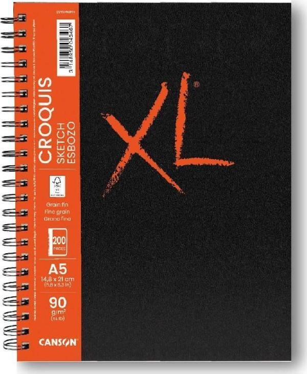 Canson XL Croquis Sketch A5 100 Yaprak 90gr Çizim Defteri / C31200L019 - Image 1