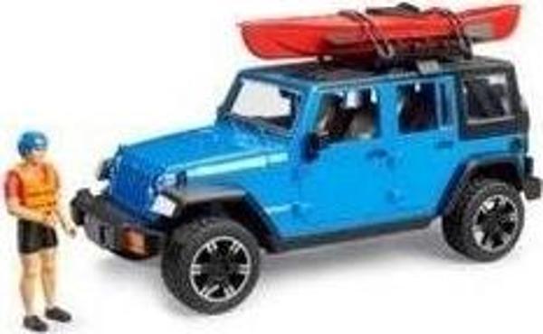 Bruder Jeep Wrangler U. Rubicon Kano Ve Sürücü BR02529 Lisanslı Ürün - Image 1
